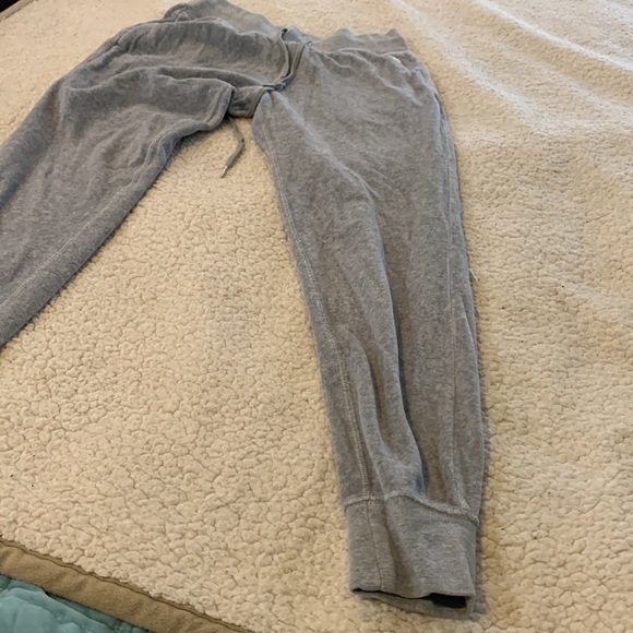 Polo Ralph Lauren grey velour sweatsuit hoodie size s p and pants size xs tp - Picture 7 of 10